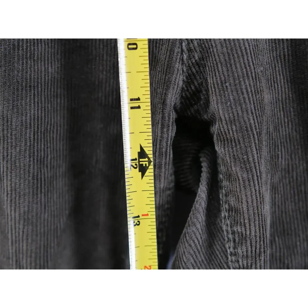 Orvis Mens Brown Corduroy Five Pocket Straight Leg Pants 34x30